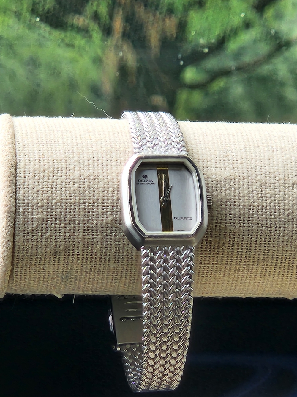 Delma Women's Silver Tone Quartz Bracelet Watch